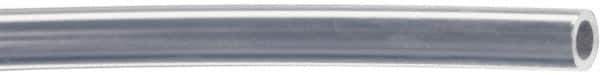 Parker - 1/8" ID x 3/16" OD, 1/32" Wall Thickness, 50' Long, PTFE PFA Tube - Natural, 249 Max psi - Exact Tool & Supply