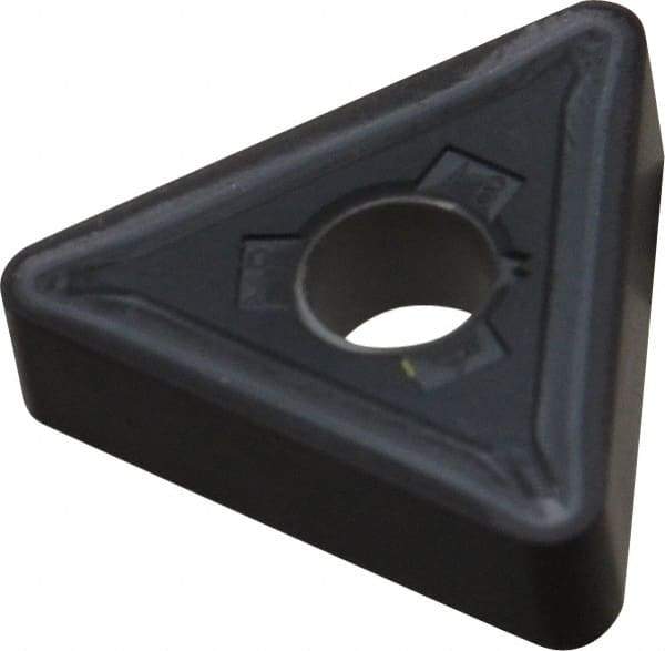 Kennametal - TNMG434 MP Grade KC5010 Carbide Turning Insert - TiAlN Finish, 60° Triangle, 1/2" Inscr Circle, 3/16" Thick, 1/16" Corner Radius - Exact Tool & Supply