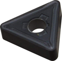 Kennametal - TNMG434 MP Grade KC5010 Carbide Turning Insert - TiAlN Finish, 60° Triangle, 1/2" Inscr Circle, 3/16" Thick, 1/16" Corner Radius - Exact Tool & Supply