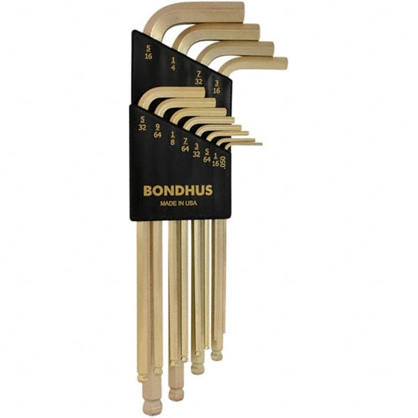 Bondhus - Hex Key Sets Tool Type: Hex Handle Type: L-Key Long Arm - Exact Tool & Supply