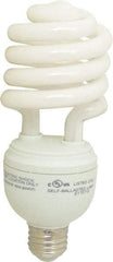 Value Collection - 32 Watt Fluorescent Residential/Office Medium Screw Lamp - 4,100°K Color Temp, 2,000 Lumens, T4, 10,000 hr Avg Life - Exact Tool & Supply