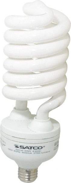 Value Collection - 55 Watt Fluorescent Residential/Office Medium Screw Lamp - 4,100°K Color Temp, 3,700 Lumens, T5, 10,000 hr Avg Life - Exact Tool & Supply