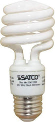 Value Collection - 13 Watt Fluorescent Residential/Office Medium Screw Lamp - 2,700°K Color Temp, 900 Lumens, T2, 12,000 hr Avg Life - Exact Tool & Supply