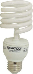 Value Collection - 23 Watt Fluorescent Residential/Office Medium Screw Lamp - 2,700°K Color Temp, 1,600 Lumens, T2, 12,000 hr Avg Life - Exact Tool & Supply
