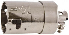 Hubbell Wiring Device-Kellems - 125 VAC, 50 Amp, NonNEMA Configuration, Marine Grade, Self Grounding Plug - 1 Phase, 2 Poles, IP20, 0.44 to 1.14 Inch Cord Diameter - Exact Tool & Supply