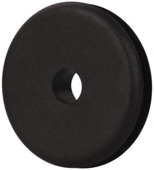 Made in USA - 7/8" OD, 3/16" Thick Military Specification Grommet - Buna-N Rubber, 5/8" Slot Diam x 1/16" Slot Width - Exact Tool & Supply