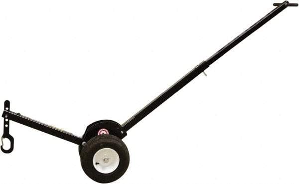 Mag-Mate - 400 Lb Load Capacity, Lift Magnet Dolly - 12" High x 41" Long x 13" Wide - Exact Tool & Supply