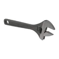 Paramount - 15/16" Jaw Capacity, 6" Standard Adjustable Wrench - Chrome Vanadium Steel, Black Finish - Exact Tool & Supply