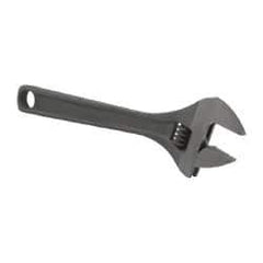 Paramount - 1-5/16" Jaw Capacity, 10" Standard Adjustable Wrench - Chrome Vanadium Steel, Black Finish - Exact Tool & Supply