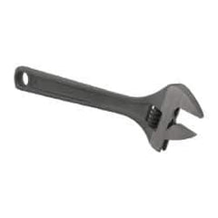 Paramount - 1-1/2" Jaw Capacity, 12" Standard Adjustable Wrench - Chrome Vanadium Steel, Black Finish - Exact Tool & Supply