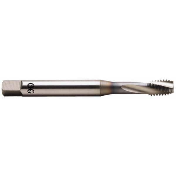 OSG - M16x1.50 Metric Fine, 3 Flute, TiCN Finish Vanadium High Speed Steel Slow Spiral Flute Tap - Exact Tool & Supply