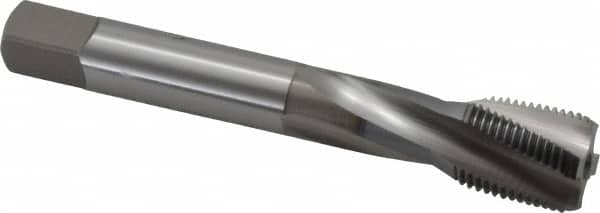 OSG - M18x1.50 Metric Fine, 4 Flute, TiCN Finish Vanadium High Speed Steel Slow Spiral Flute Tap - Exact Tool & Supply