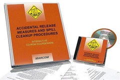 Marcom - Accidental Release Measures and Spill Cleanup Procedures, Multimedia Training Kit - 45 min Run Time CD-ROM, English & Spanish - Exact Tool & Supply