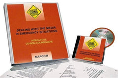 Marcom - Dealing with the Media in Emergency Situations, Multimedia Training Kit - 45 min Run Time CD-ROM, English & Spanish - Exact Tool & Supply