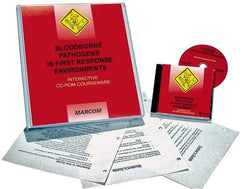 Marcom - Bloodborne Pathogens in First Response Environments, Multimedia Training Kit - 45 min Run Time CD-ROM, English & Spanish - Exact Tool & Supply