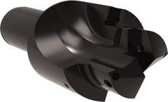 Allied Machine and Engineering - ISO 11926-1, MS 16142, SAE J1926-1 Standard, 1-7/8-12, 24 Tube Dash Number, 15° Porting Angle, 1.791" Pilot Diam, 1-1/2" Shank Diam, Indexable Spade Blade Insert Porting Tool - 2 Porting Inserts, 6" Overall Length - Exact Tool & Supply