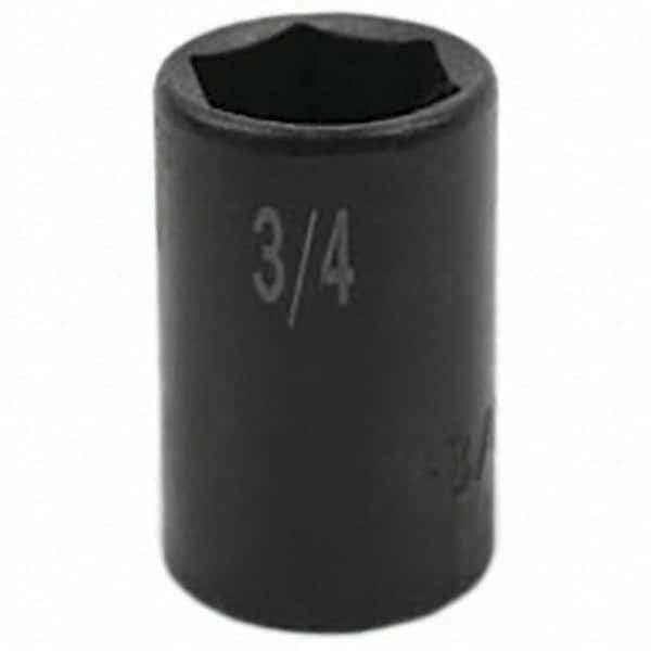 SK - Impact Socket - 3/8"DR 6PT 3/4" SEMI-DEEP IMPACT SOCKET - Exact Tool & Supply