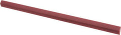 Value Collection - Barrette, Synthetic Ruby, Midget Finishing Stick - 100mm Long x 5mm Wide x 1.5mm Thick, Fine Grade - Exact Tool & Supply