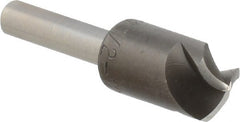 M.A. Ford - 1/2" Head Diam, 1/4" Shank Diam, 3 Flute 120° High Speed Steel Countersink - Exact Tool & Supply