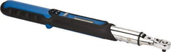 CDI - 1/4" Drive Electronic Digital Torque Wrench - 2 Ft/Lb to 20 Ft/Lb Torque, 15" OAL, 0.1 N/m Graduation, Teardrop Flex Head - Exact Tool & Supply