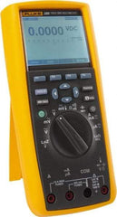 Fluke - 289, CAT IV, CAT III, 1,000 VAC/VDC, Digital True RMS Auto Ranging Manual Ranging Multimeter - 500 mOhm, Measures Voltage, Capacitance, Current, Frequency, Resistance, Temperature - Exact Tool & Supply