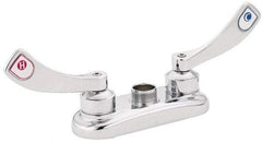 Moen - Wrist Blade Handle, Commercial Bathroom Faucet - Two Handle, No Drain, No Spout - Exact Tool & Supply