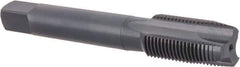 OSG - 5/8-18 UNF, 3 Flute, Oxide Finish, Vanadium High Speed Steel Spiral Point Tap - Plug Chamfer, Right Hand Thread, 3-13/16" OAL, 1-13/16" Thread Length, 0.48" Shank Diam, Series 280 - Exact Tool & Supply