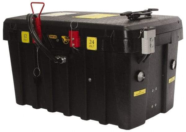 Made in USA - 12/24 Volt Commercial Jump Starter/Charger - 10 Amps, 1,800 Starter Amps - Exact Tool & Supply