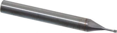 Vargus - #2-56, #3-56 Thread, 1/4" Shank Diam, Bright Coating, Solid Carbide Straight Flute Thread Mill - 3 Flutes, 2.244" OAL, #2 Min Noml Diameter - Exact Tool & Supply
