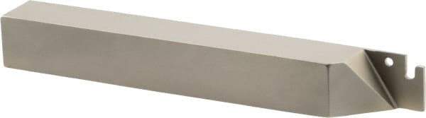 Iscar - External Thread, 0.69" Max Depth of Cut, 0.071" Min Groove Width, 4-1/2" OAL, Right Hand Indexable Grooving Cutoff Toolholder - 3/4" Shank Height x 3/4" Shank Width, TAG Insert Style, TGT Toolholder Style, Series Tang-GripIQ - Exact Tool & Supply