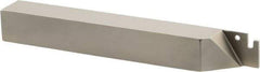 Iscar - External Thread, 0.69" Max Depth of Cut, 0.071" Min Groove Width, 4-1/2" OAL, Right Hand Indexable Grooving Cutoff Toolholder - 3/4" Shank Height x 3/4" Shank Width, TAG Insert Style, TGT Toolholder Style, Series Tang-GripIQ - Exact Tool & Supply