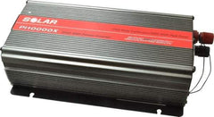 Value Collection - 2 Connection, 12 VDC Input, 110 VAC Output, 2,000 Peak Wattage, Power Inverter - 1,000 Watt Continuous Output Power - Exact Tool & Supply