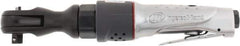Ingersoll-Rand - 3/8" Drive, 160 RPM, 54 Ft/Lb Torque Ratchet Wrench - Inline Handle, 4 CFM, 1/4" NPTF Inlet - Exact Tool & Supply