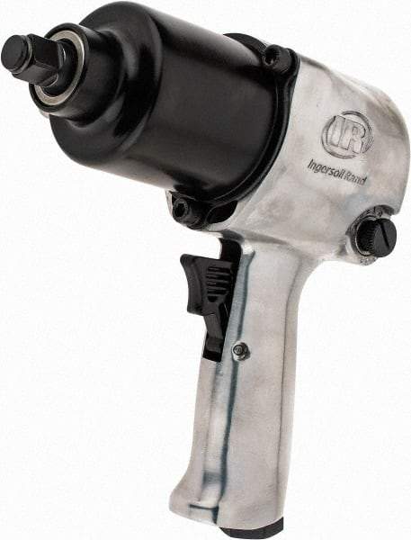 Ingersoll-Rand - 1/2" Drive, 8,000 RPM, 600 Ft/Lb Torque Impact Wrench - Pistol Grip Handle, 1,200 IPM, 22 CFM, 1/4" NPTF Inlet - Exact Tool & Supply