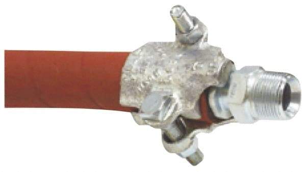 Alliance Hose & Rubber - 25' Long, 1/2" Fitting, Male Boss Fitting, -20 to 368°F, Rubber High Temp & High Pressure Hose - 1/2" Inside x 1-1/16" Outside Diam, 150 psi - Exact Tool & Supply