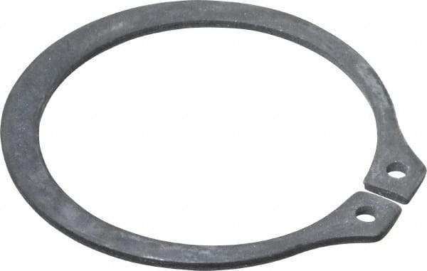 Value Collection - 1.232" Groove Diam, 1-5/16" Shaft Diam, Phosphate Spring Steel, Snap External Retaining Rings - 0.056" Groove Width, 0.05" Ring Thickness - Exact Tool & Supply