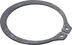 Value Collection - 1.232" Groove Diam, 1-5/16" Shaft Diam, Phosphate Spring Steel, Snap External Retaining Rings - 0.056" Groove Width, 0.05" Ring Thickness - Exact Tool & Supply