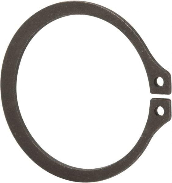 Value Collection - 1.35" Groove Diam, 1-7/16" Shaft Diam, Phosphate Spring Steel, Snap External Retaining Rings - 0.056" Groove Width, 0.05" Ring Thickness - Exact Tool & Supply