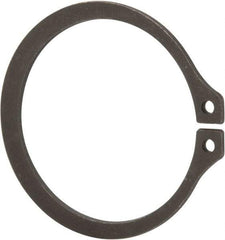 Value Collection - 1.35" Groove Diam, 1-7/16" Shaft Diam, Phosphate Spring Steel, Snap External Retaining Rings - 0.056" Groove Width, 0.05" Ring Thickness - Exact Tool & Supply