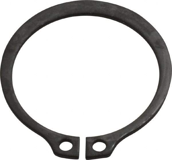 Value Collection - 1.468" Groove Diam, 1-9/16" Shaft Diam, Phosphate Spring Steel, Snap External Retaining Rings - 0.068" Groove Width, 0.062" Ring Thickness - Exact Tool & Supply