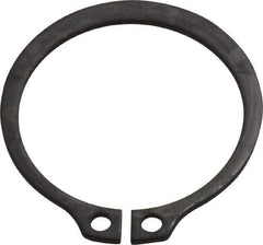 Value Collection - 1.468" Groove Diam, 1-9/16" Shaft Diam, Phosphate Spring Steel, Snap External Retaining Rings - 0.068" Groove Width, 0.062" Ring Thickness - Exact Tool & Supply