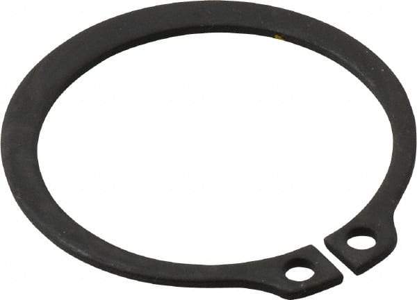 Value Collection - 1.529" Groove Diam, 1-5/8" Shaft Diam, Phosphate Spring Steel, Snap External Retaining Rings - 0.068" Groove Width, 0.062" Ring Thickness - Exact Tool & Supply