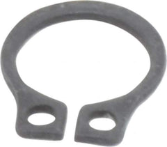 Value Collection - 0.23" Groove Diam, 1/4" Shaft Diam, Phosphate Spring Steel, Snap External Retaining Rings - 0.029" Groove Width, 0.025" Ring Thickness - Exact Tool & Supply
