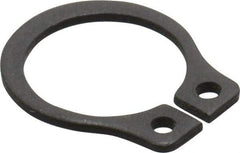 Value Collection - 0.29" Groove Diam, 5/16" Shaft Diam, Phosphate Spring Steel, Snap External Retaining Rings - 0.029" Groove Width, 0.025" Ring Thickness - Exact Tool & Supply