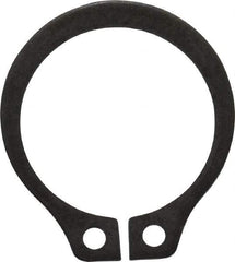 Value Collection - 0.412" Groove Diam, 7/16" Shaft Diam, Phosphate Spring Steel, Snap External Retaining Rings - 0.029" Groove Width, 0.025" Ring Thickness - Exact Tool & Supply