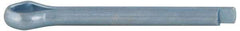 Value Collection - 3/16" Diam x 2" Long Extended Prong Cotter Pin - Grade 2, Zinc-Plated, Steel - Exact Tool & Supply
