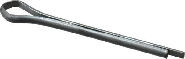 Value Collection - 1/16" Diam x 3/4" Long Extended Prong Cotter Pin - Grade 2, Zinc-Plated, Steel - Exact Tool & Supply
