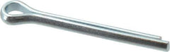 Value Collection - 5/32" Diam x 1-1/2" Long Extended Prong Cotter Pin - Grade 2, Zinc-Plated, Steel - Exact Tool & Supply