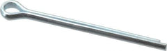 Value Collection - 5/32" Diam x 2" Long Extended Prong Cotter Pin - Grade 2, Zinc-Plated, Steel - Exact Tool & Supply
