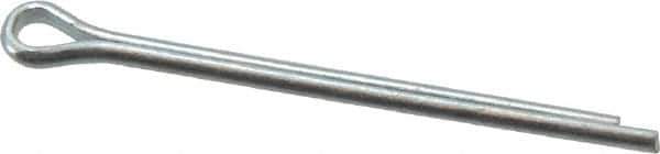 Value Collection - 1/16" Diam x 1" Long Extended Prong Cotter Pin - Grade 2, Zinc-Plated, Steel - Exact Tool & Supply